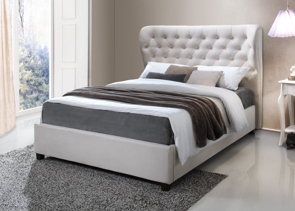 Infinity Cream Bed Frame