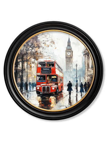 London Bus - Oxford Round Frame
