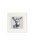 Luxury Donkey Jack and Jennet cream square wall decor for sale