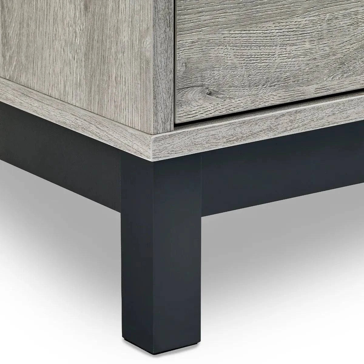 Luxury heavy duty grey oak chest of drawers for modern master bedroom