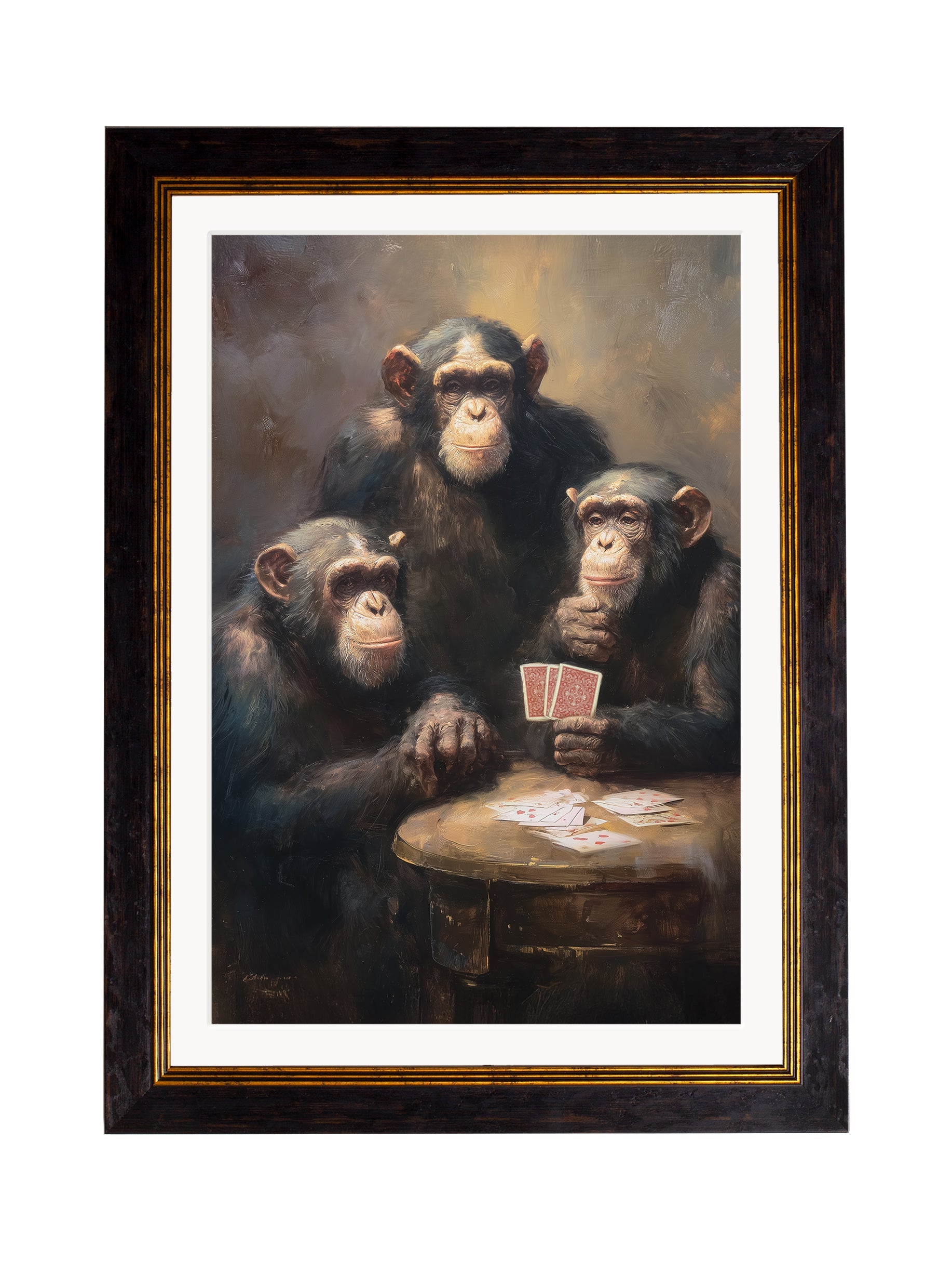 Luxury landscape chimpanzee game room wall decor for sale