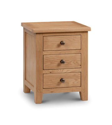 Marlborough 3 Drawer Bedside