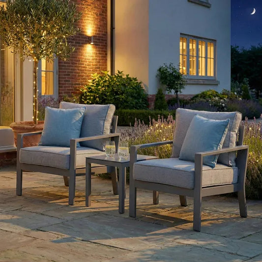Maze - Montreal Aluminium Garden Lounge Set - Blythe Living