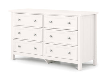 Maine 6 Drawer Wide Chest