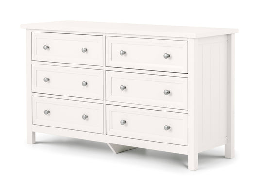 Maine 6 Drawer Wide Chest