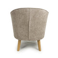 Mallory Curved Wing Natural Armchair - Shop Online Now