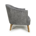 Mallory Flax Effect Grey Armchair - Order Online Now