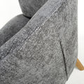 Mallory Flax Effect Grey Armchair Best Price and Deals