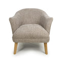 Mallory Flax Effect Natural Armchair 