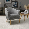 Mallory Grey Flax Effect Armchair - Add to Cart