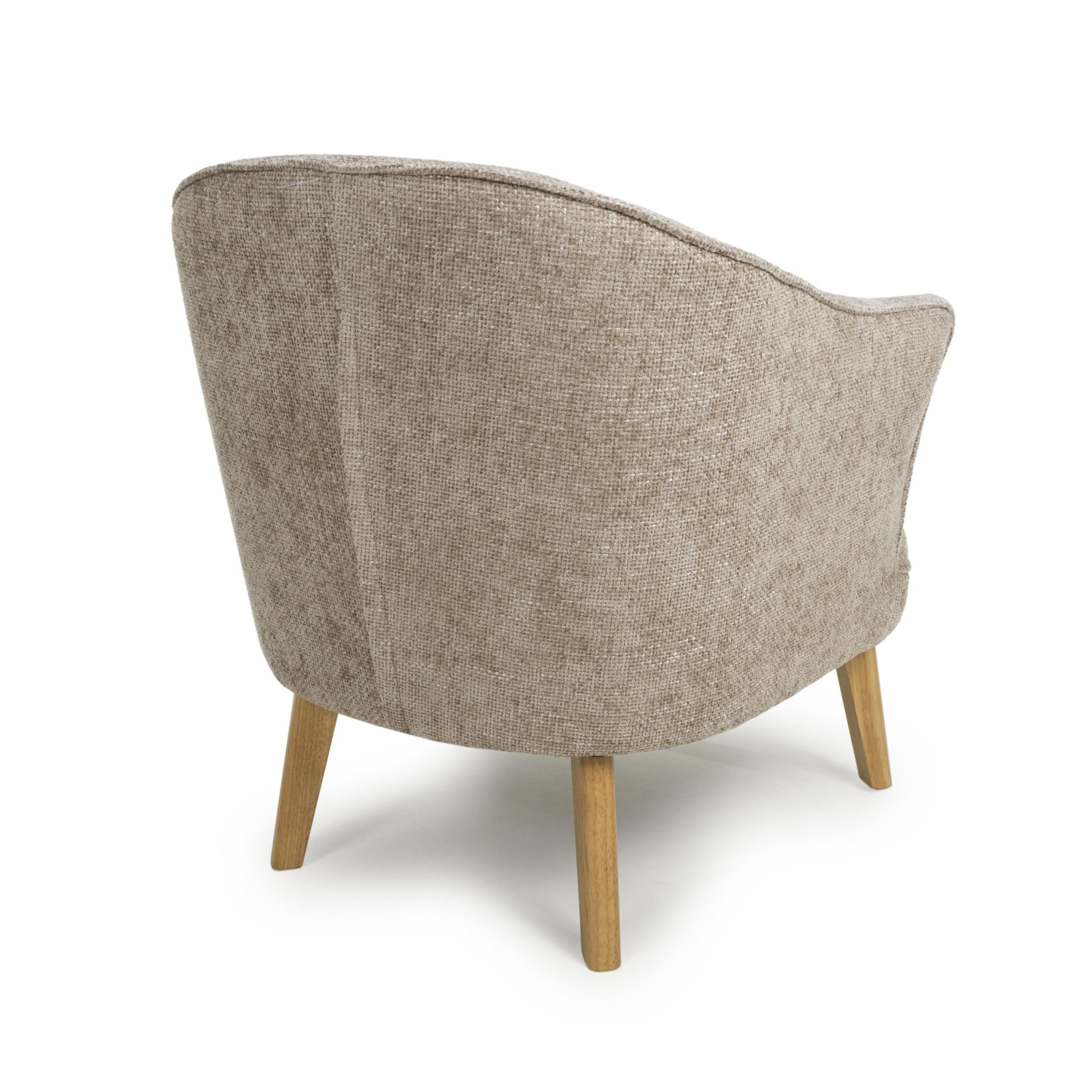 Mallory Natural Flax Effect Armchair - Add to Cart
