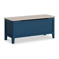 Marlow Navy Blanket Box