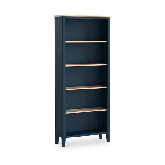 Marlow Navy Large Bookcase
