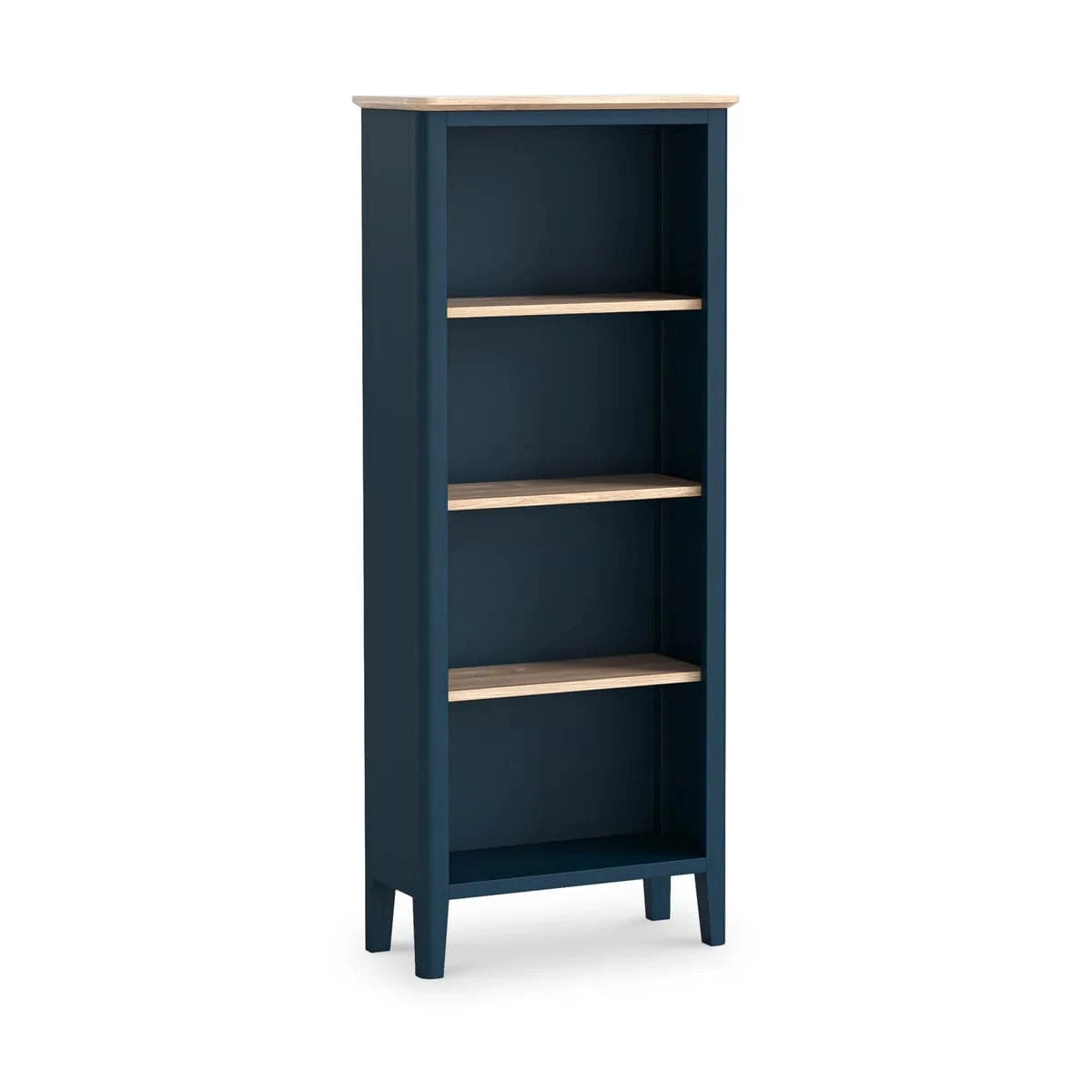 Marlow Navy Slim Bookcase