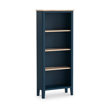 Marlow Navy Slim Bookcase