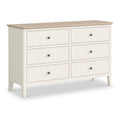 Marlow White 6 Drawer Chest for sale dual handles fully assembled UK
