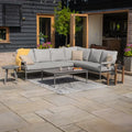 Maze - Florence Rope Weave Large Corner Sofa Set
with Rectangular Coffee Table - Blythe Living