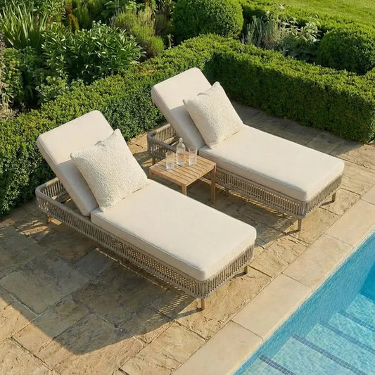 Maze - Havana Rope Weave Sunlounger Set