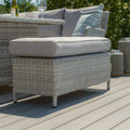 Maze - Oxford Royal Rattan Corner Dining Sofa Set
with Ice Bucket & Rising Table - Ceramic Glass - Blythe Living