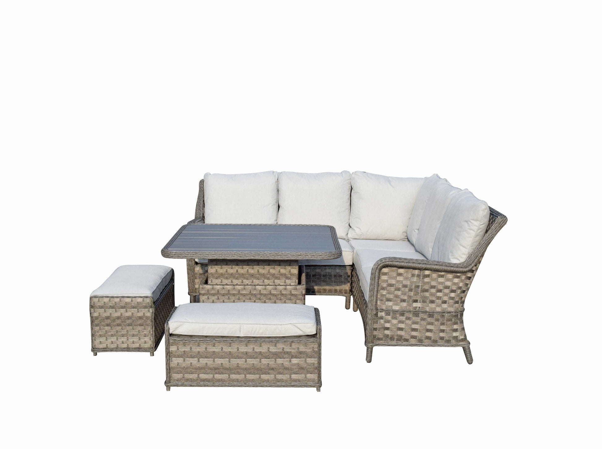 Mia corner dining sofa with lift table
