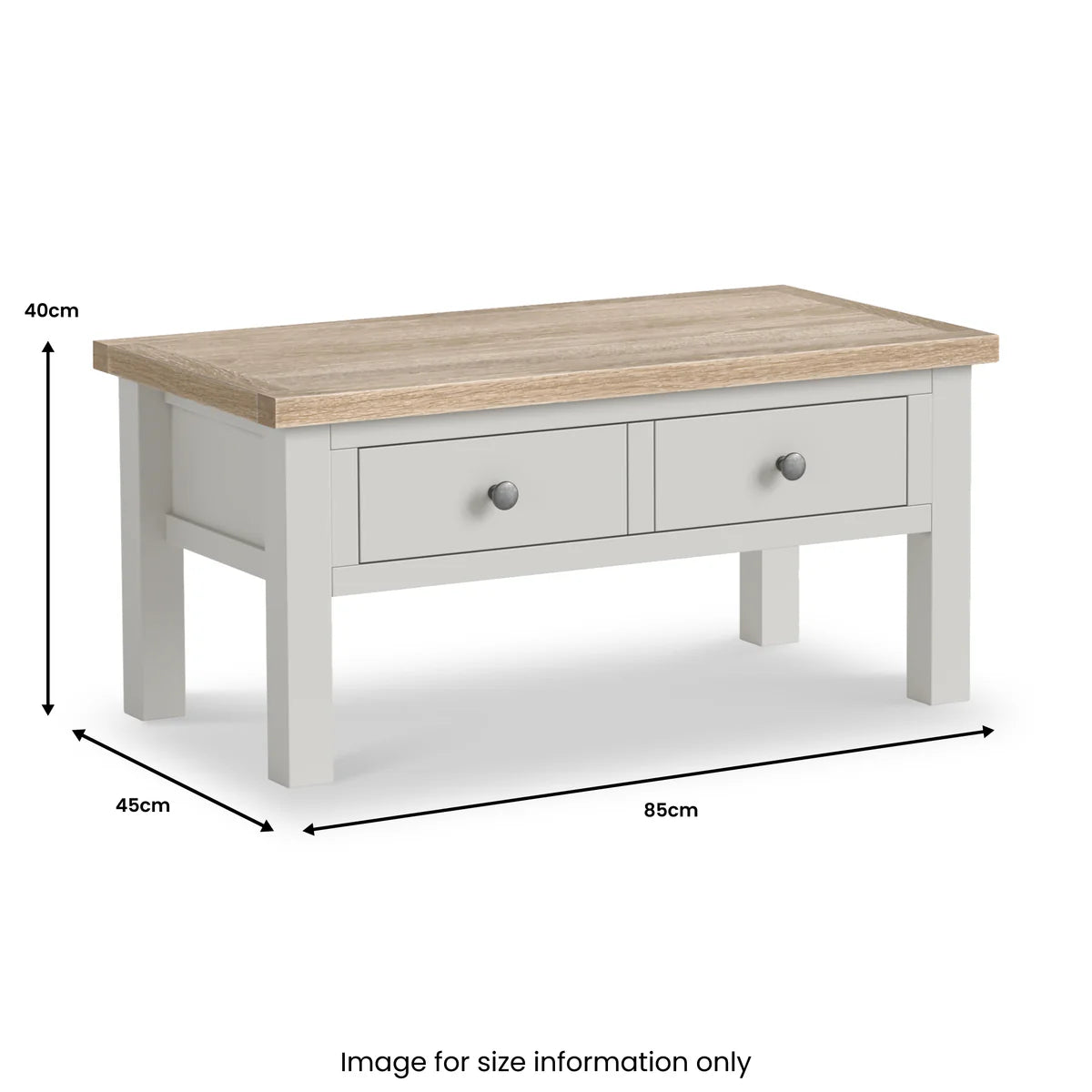 Modern Country Coffee Table With Drawer
