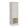 Modern Country Painted Oak Stone Grey Larder Unit