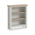 Modern Country Stone Grey Low Bookcase with Shelves
