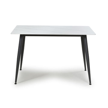 Monaco 1.2m White Dining Table