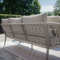 Monaco Rope Weave Corner Sofa with Rising Table – shop elegant patio furniture for comfortable lounging