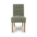 Moseley Weave Green Dining Chair in Natural Legs