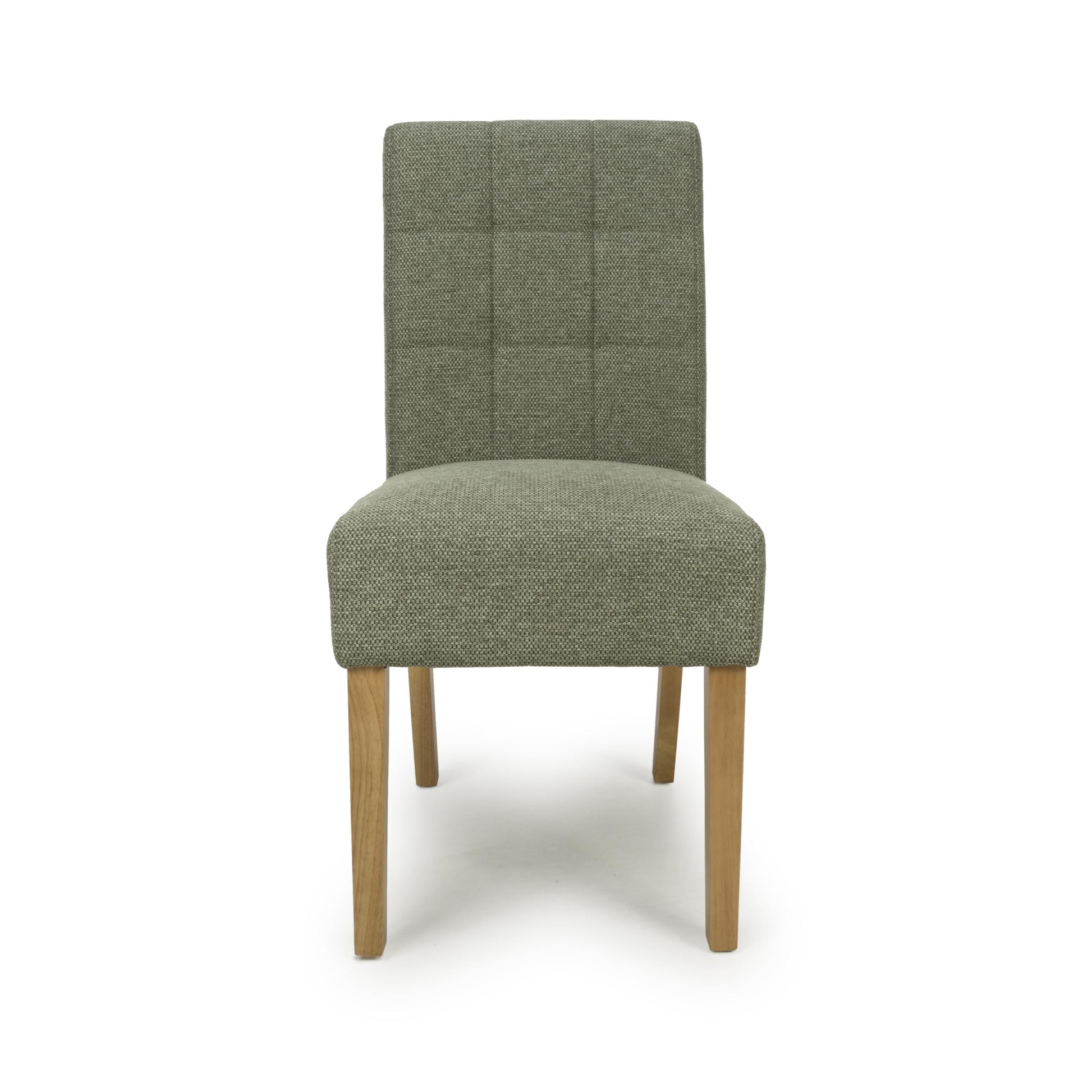 Moseley Weave Green Dining Chair in Natural Legs