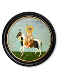 Mughals - Horsemen - Round Frames - Blythe Living