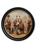 The Mughal Emperors - Oxford Round Frame - Blythe Living