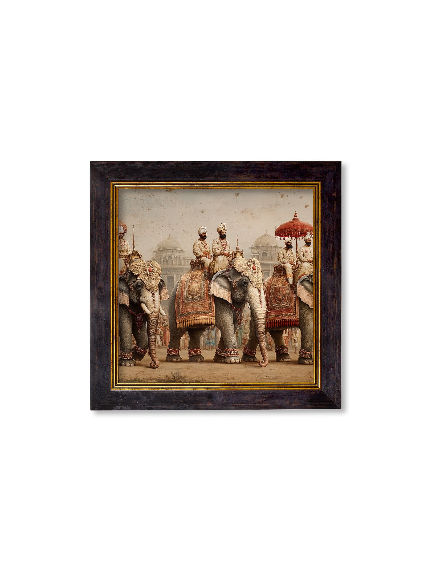 The Mughal Emperors - Oxford Square Frame - Blythe Living