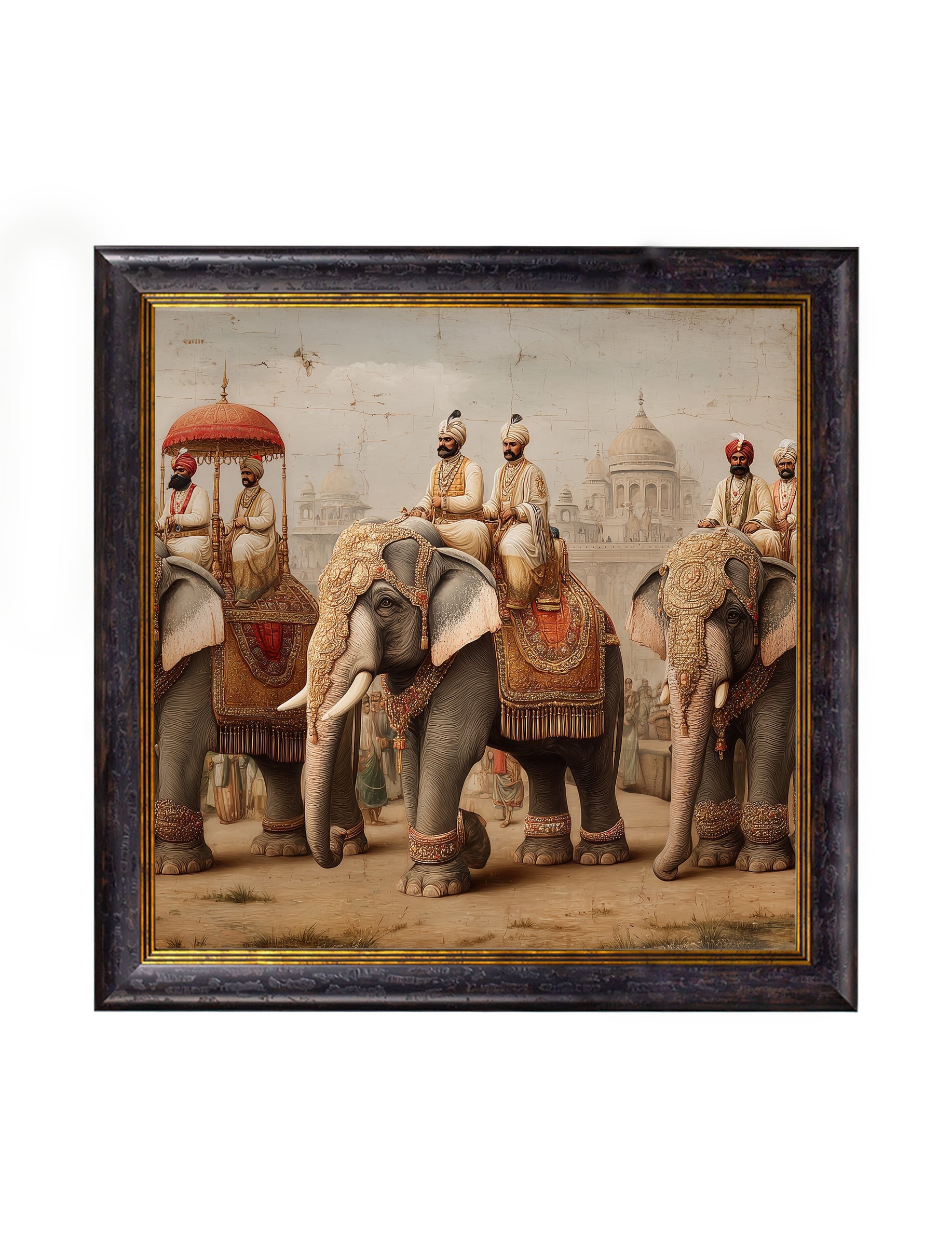 The Mughal Emperors - Oxford Square Frame - Blythe Living
