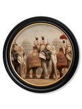 The Mughal Emperors - Oxford Round Frame - Blythe Living