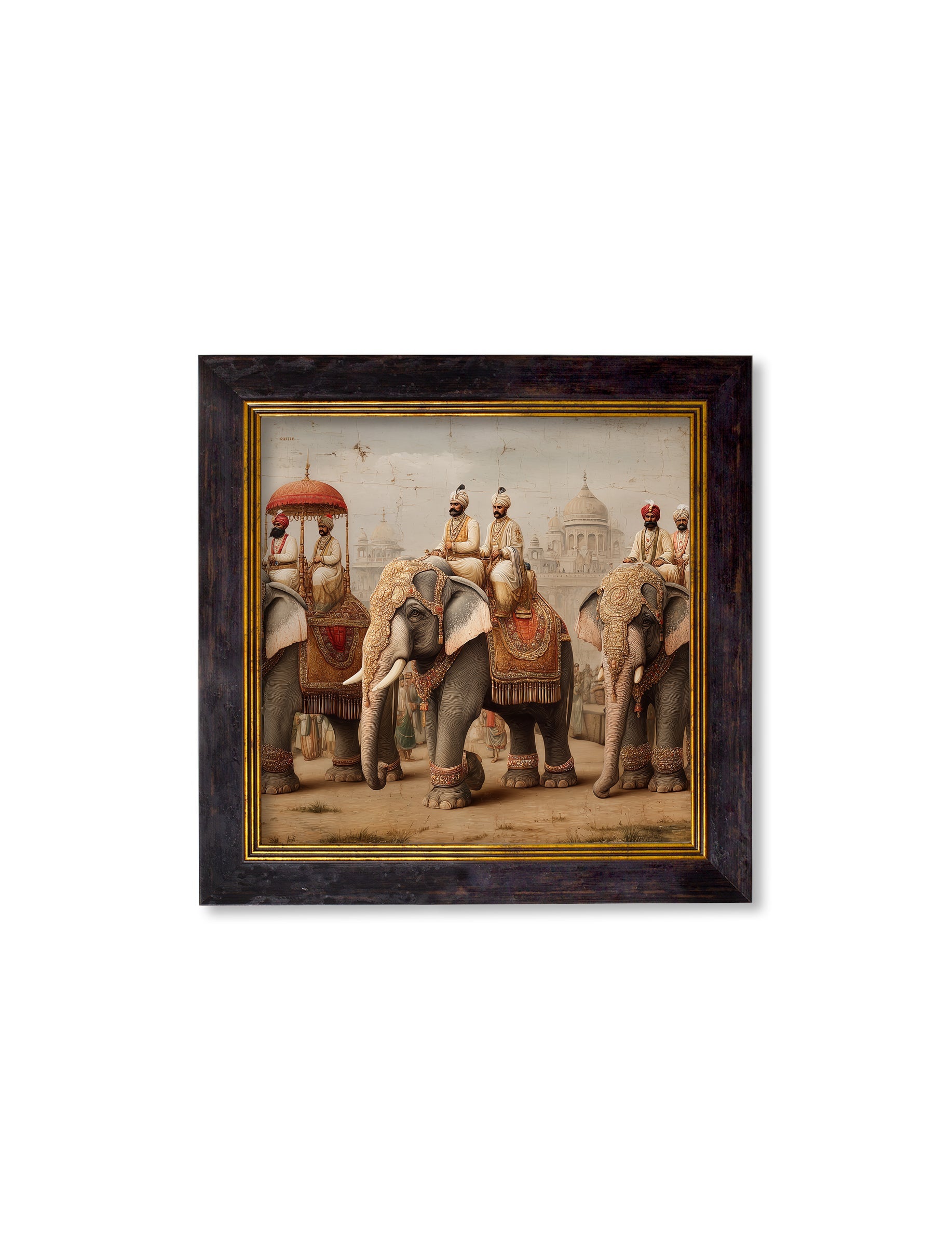 The Mughal Emperors - Oxford Square Frame - Blythe Living