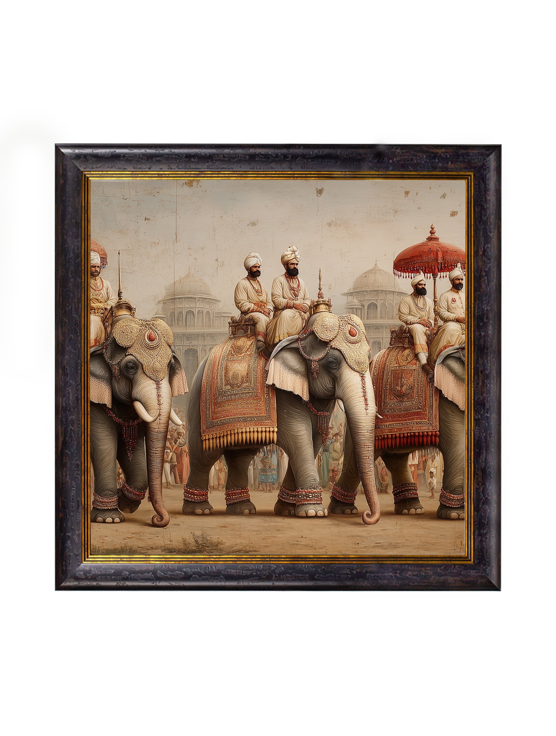 The Mughal Emperors - Oxford Square Frame - Blythe Living