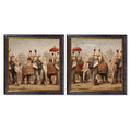 The Mughal Emperors - Oxford Square Frame - Blythe Living