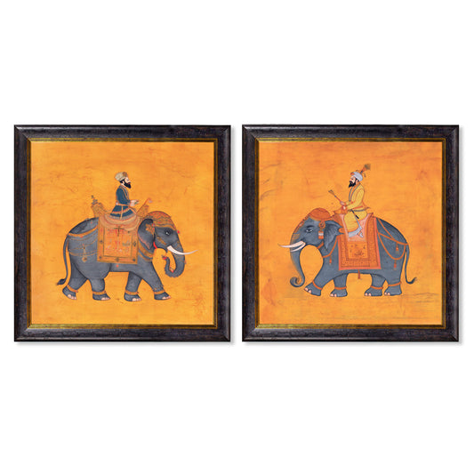 Royal Saffron Mughals - Oxford Square Frame - Blythe Living