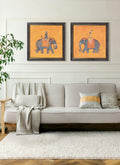 Royal Saffron Mughals - Oxford Square Frame - Blythe Living