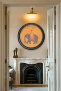Royal Saffron Mughals - Oxford Round Frame - Blythe Living