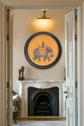 Royal Saffron Mughals - Oxford Round Frame - Blythe Living