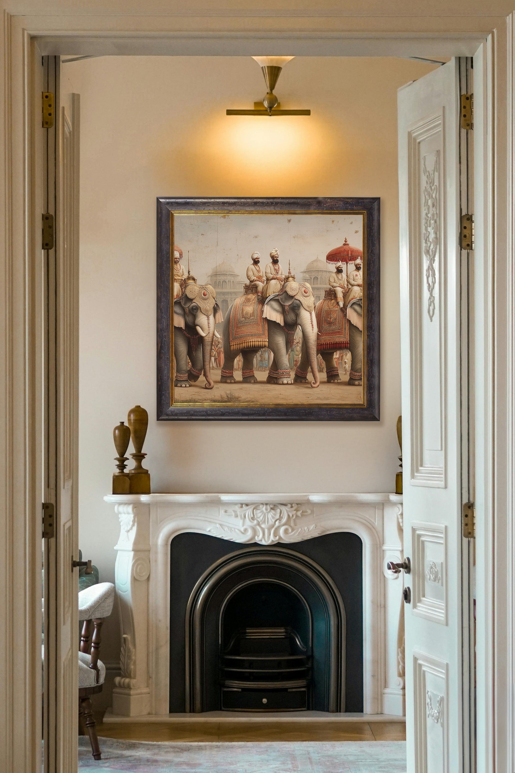 The Mughal Emperors - Oxford Square Frame - Blythe Living