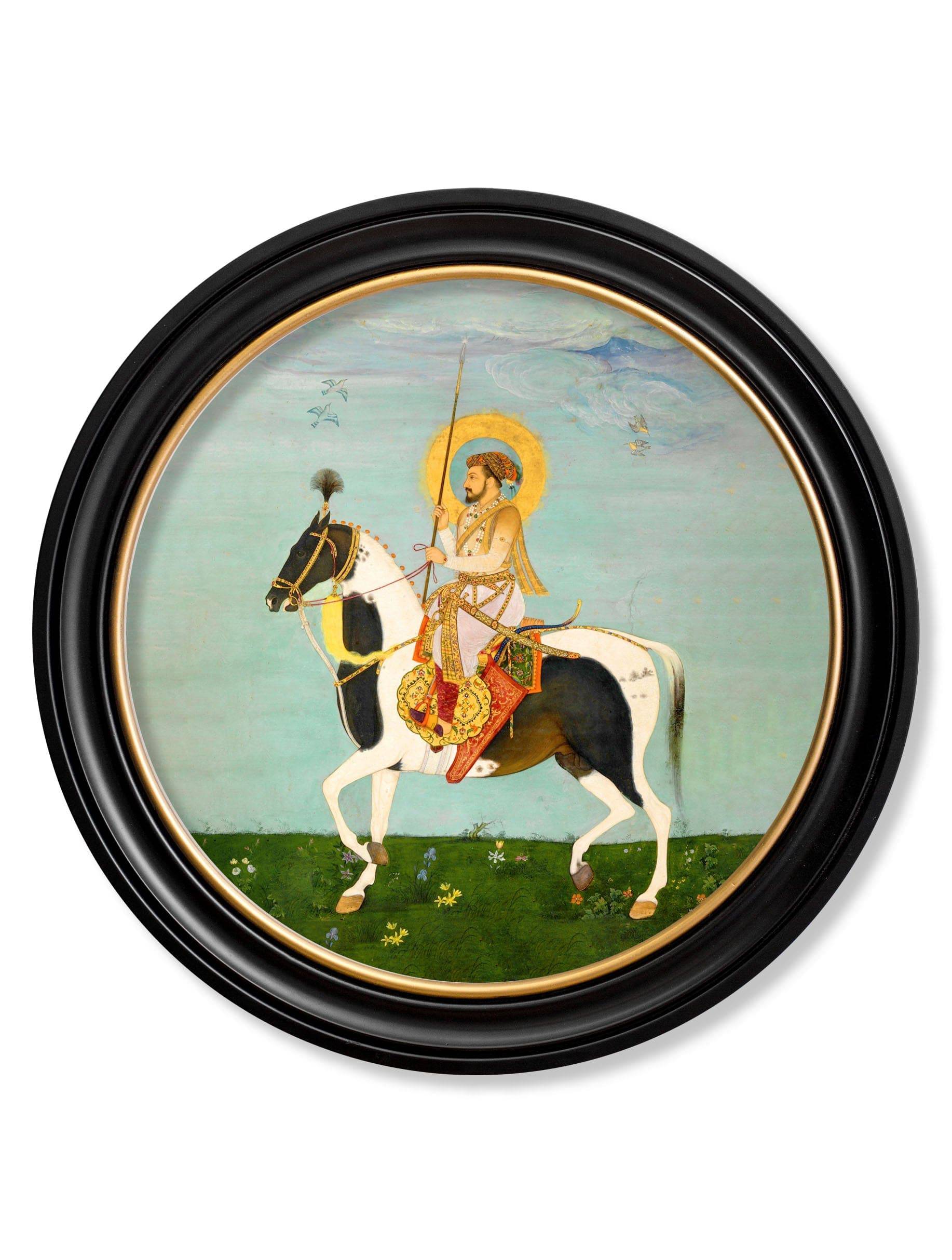 Mughals Horsemen Round Frames for sale free UK delivery UK
