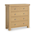 Normandy Oak 2 Over 3 Drawer Chest