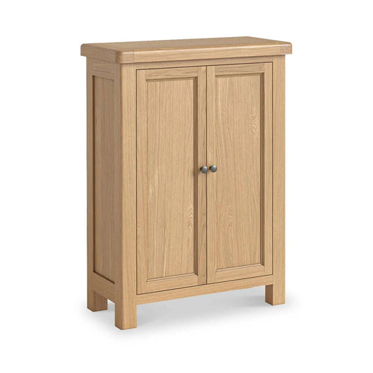 Normandy Oak 4 Shelf Shoe Storage Cupboard
