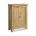 Normandy Oak Storage Shoe Cabinet
