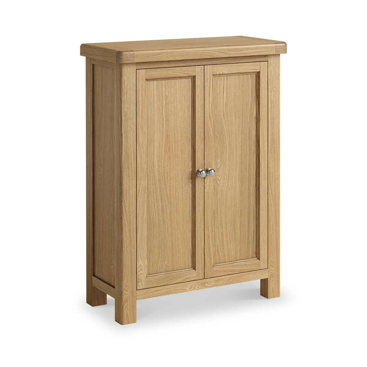 Normandy Oak Storage Shoe Cabinet
