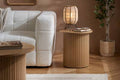 ONLINE AXEL FLUTED SIDE TABLE OAK